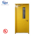 UL listed 1.2 mm galvanized Steel hollow Metal Door Fire rated Exit Door With Panic Bar